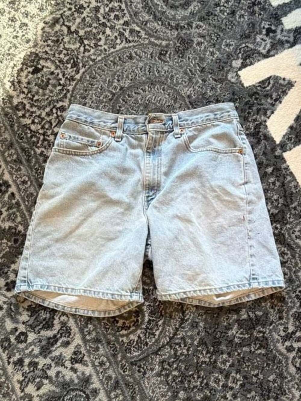 Levu Strauss vintage usa Men 550 Relaxed Cotton Denim Shorts Size 34 Blue
